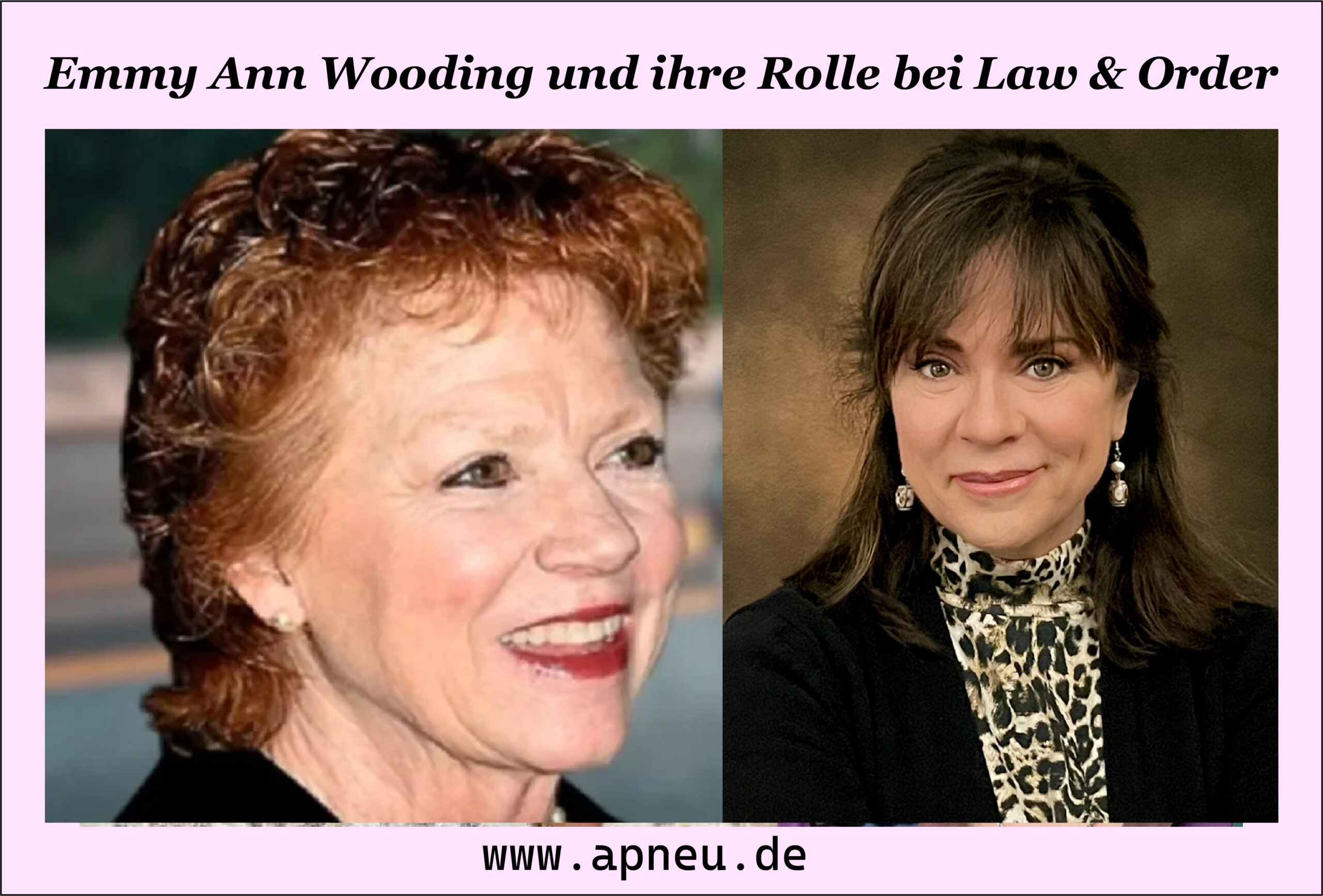Emmy Ann Wooding und ihre Rolle bei Law & Order