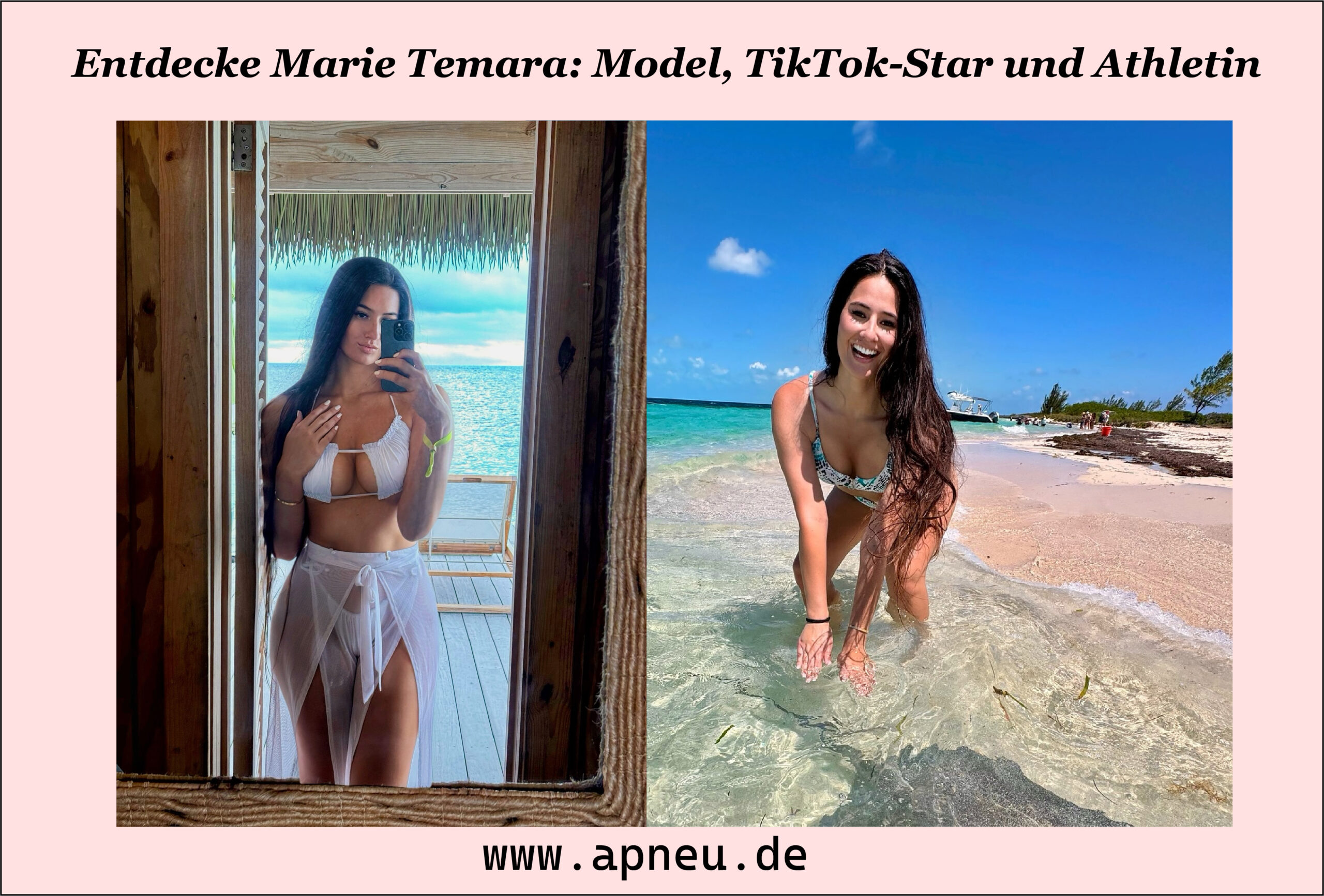 Entdecke Marie Temara: Model, TikTok-Star und Athletin